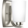 thumbnail image 2 of 4128901-962-Generation Lighting-Sea Gull Lighting-Franport-100W One Light Wall Sconce-Brushed Nickel Finish-Incandescent Lamping Type, 2 of 2