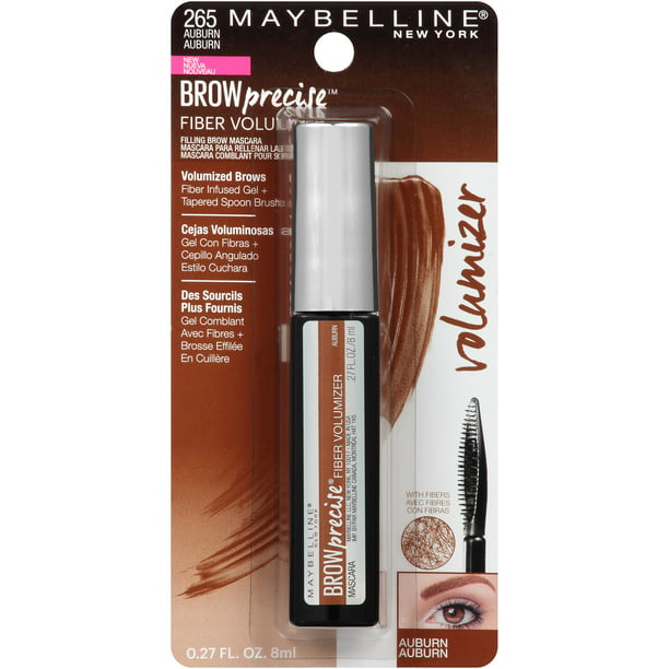 Maybelline Brow Precise Fiber Volumizer Brow Mascara, Auburn - Walmart ...