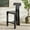 Black, variant on Safavieh Cayde Traditional Mid Back Wood Stools, Light Blonde