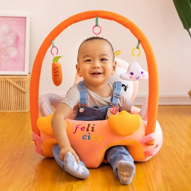 Peggybuy Baby Sofa Support Seat Cover Learn To Sit Plush Chair w o