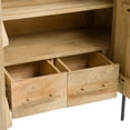 thumbnail image 3 of Modrest - Cambridge White Marble & Mango Tall Buffet, 3 of 8