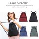 thumbnail image 3 of Soidarity con cordón Impermeable Correa ajustable para el hombro Entrenamiento al aire libre Camping Almacenamiento Bolsa deportiva Ropa Deportiva, Zapatos Azul oscuro, 3 of 6