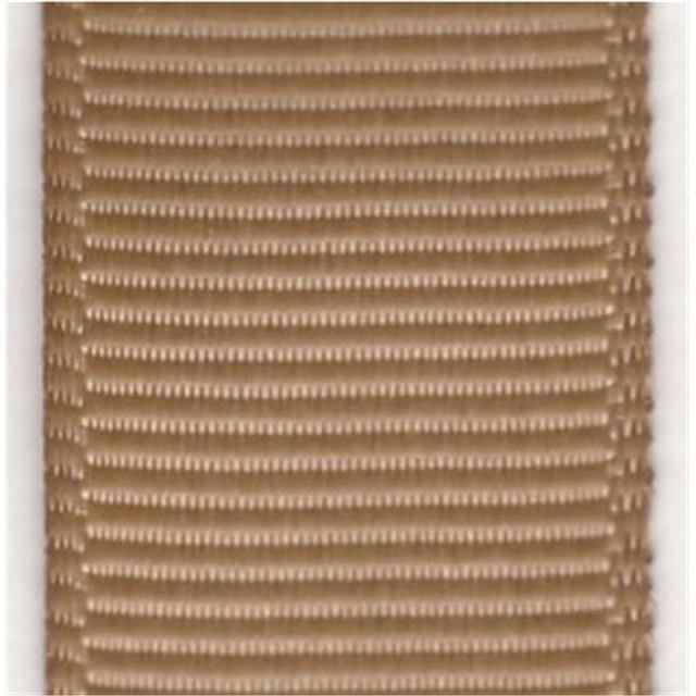 Papilion R07420216084020YD Ruban Gros-Grain 0.63 Po 20 Yards - Camel