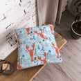 thumbnail image 5 of KLL Lobsters Decorative Throw Pillow Covers Velvet Soft for Couch Sofa Bedroom Living Room Outdoor (No pillow core)- 20"x20", 5 of 5