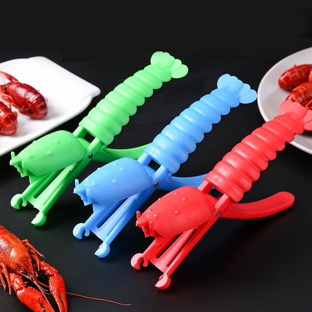 Juego de herramientas para pelar cangrejos de río | Paquete de 3 | Desgranadora ergonómica de cangrejos de río | Dispositivo duradero de descascarado de mariscos de plástico de grado alimenticio