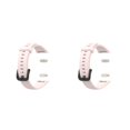 thumbnail image 2 of Seitruly Replacement Silicone Strap Multi-colored Wear-Resistant Wristband Watchband Snap Elasticity Bracelet Good with Rosa claro 2Conjunto, 2 of 6