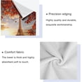 thumbnail image 4 of SKYSONIC 3 Pack Towel Beautiful Paris Eiffel Tower Seine River Fall Leaves Sunset Cotton Bath Towel Set (1 Bath Towel, 1 Hand Towel, 1 Washcloth) for Bathroom, Super Soft and Quick Dry Towels, 4 of 7