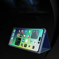 thumbnail image 4 of ELEHOLD Mirror Vertical Protective Case for iPhone 16 Pro Max Full Body Protection Curved Streamer Plating Fashion Kickstand Shockproof Scratch-Resistant Case for iPhone 16 Pro Max,Silver, 4 of 8