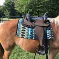 thumbnail image 3 of Tahoe Tack 34"" x 38"" Reya New Zealand Wool Western Show Saddle Blanket Pad, 3 of 4