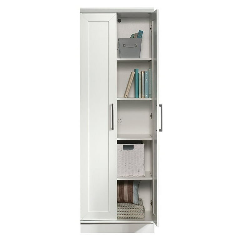 Sauder HomePlus 2 Door Storage Cabinet Soft White Finish