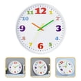 thumbnail image 4 of Miangastore Clocks for Living Room Wall Clock Glass Battery Operated Silent 1Pcs, 4 of 8