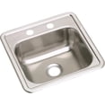 thumbnail image 3 of Single Bowl Top Mount Stainless Steel Bar Sink, 15 x 15 with 2" Drain Hole, 3 of 3