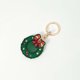 thumbnail image 4 of Adornos navideños, adornos navideños, regalos navideños, corona navideña, funda protectora de cuero, llavero, colgante para equipaje o accesorio colgante., 4 of 7