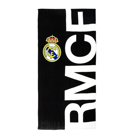 Real Madrid CF Half Crest Beach Towel