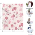 thumbnail image 4 of Pioneer Flower Floral Print Pattern Blanket,Comfortable Soft Flannel Throw Blanket,All Season,Warm Lightweight Blankets for Sofa Bed Couch Living Room Chair,30"x40", 4 of 4