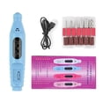 thumbnail image 1 of Versión mejorada del bolígrafo para uñas Lijadora de uñas con cable USB portátil para manicura, herramientas para uñas, 1 of 5