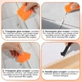 thumbnail image 5 of SNNROO Caulk Tool Set 4 Pcs Sealant Silicone Finishing Kits 3 in 1 Scraper Multifunction Hand Tools Orange Grout Caulk Remover Applicator for Kitchen Bathroom Floor Sealant Sealing, 5 of 5