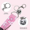 thumbnail image 3 of Anime Keychain Set - Kimetsu no Yaiba Ribbon Keychain with Wind bell, Pendant Hanging Ornament Gift Set, 3 of 5