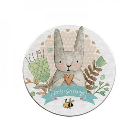 

Placemat Franch Style Rabbit Pattern Diatomite Absorbent Diatom Rectangular Mud Coaster Household Tableware HomeTable Decoration