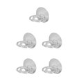thumbnail image 2 of bedienty Toothbrush Holder Removable Wall-mounted Waterproof Self-adhesive Toothpaste Shaver Rack Indoor Storage Bracket Transparent 5Set, 2 of 6