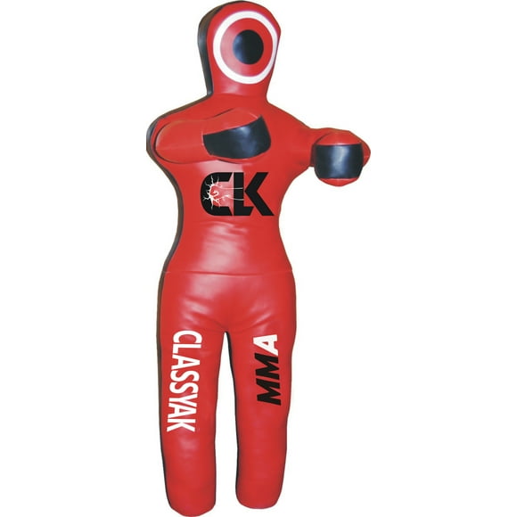 Classyak MMA Martial Arts Standing Position Grappling Dummy Jiu Jitsu Punching Bag - Unfilled