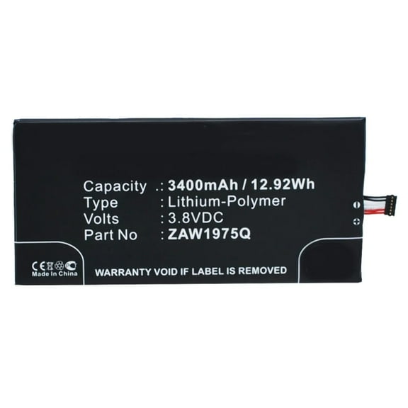 Batteries N Accessories BNA-WB-P5105 Tablets Battery - Li-Pol, 3.8V, 3400 mAh, Ultra High Capacity Battery - Replacement for Acer Aprilia Battery