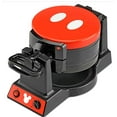thumbnail image 2 of Disney Mickey Mouse Micro-62 Gaufrier à Double Retour, Noir, Rouge, 2 of 2