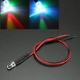 thumbnail image 2 of 20pcs 5mm  Pre Wired light RGB Fast Flash Flashing 20mA 3-6V 20cm, 2 of 6