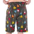 thumbnail image 2 of Lazy One Guitar Men's Pajama Shorts – Rocking Guitar Cotton Pajama Shorts for Men, Mens Sleep Shorts with Pockets (L), 2 of 6