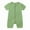 Green, variant on TFEOQRY Infant Boys Girls Cotton Jumpsuit Soft Summer Rompers Newborn Toddler Baby Onesie Summer Sleeveless Zipper One-piece Bodysuit Green