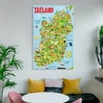 thumbnail image 6 of Ireland Map Wall Art Artworks Picture Print Poster Wall Art Painting Canvas Gift Decor Home Posters Decorative 24x36inch(60x90cm), 6 of 6