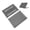 Black, variant on Rupoun Laptop Protective Case Thin Light Crystal Frosted Cover for Apple MacBook Air 13.3 inches / 33.8 cm Transparent