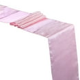 thumbnail image 5 of HEVIRGO 12 x 108 Inch Satin Table Runner Wedding Venue Table Decoration Party Desk Decor Gold Polyester, 5 of 7