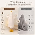 thumbnail image 2 of Snuggle Goose Onesie Includes shoes, Duck Pajamas Soft Coral Fleece Hooded Blanket Hoodie Costume, 2 of 6