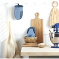 thumbnail image 2 of KitchenAid Beacon Two-Tone Mini Oven Mitt 2-Pack Set, Blue Velvet/Blue Heaven, 5.5"x8", 2 of 7