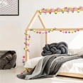 thumbnail image 5 of Macaron Color Pom Pom Garland Decorations for Girls Room, Nursery, Birthday Party, Baby Shower - Hanging Ball Strings for Wall Ceiling Decor, Children’s Bedroom Decorations, 5 of 6