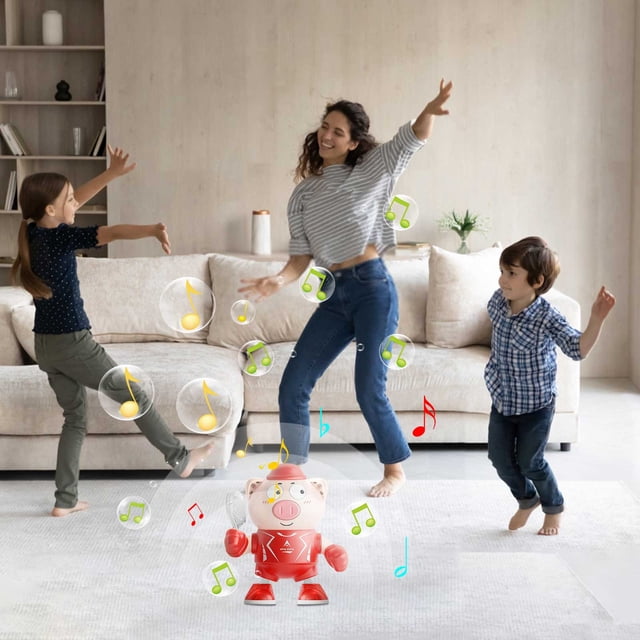 QIPOPIQ Dancing Animal Toy - Musical Dancing Animal Toy, Fun Moving Dancing Toy with Sound and Light Interactive Electronic Animal Toys, Funny Light Up Dancing Animal Boys, Girls