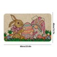 thumbnail image 3 of Wiueurtly Easter Bunny Floor Mat In The Hallway Wear Floor Mat In The Library Thickened Skin Friendly Floor Mat, 3 of 7