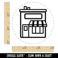 thumbnail image 2 of Storefront Market Business Self-Inking Rubber Stamp Ink Stamper - Lime Green Ink - Small 3/4 Inch, 2 of 7