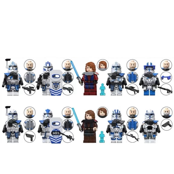 10PCS Minifigures Space Movies Building Blocks, Creative Puzzle Toys for Children Christmas Gift Birthday Present