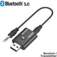 thumbnail image 1 of Bluetooth Wireless Audio Transmitter&Receiver for TV  PC USB Bluetooth 5.0 Music Transmitter&Receiver 3.5mm Adapter for Home Car Stereo Equipment  Plug&Play, 1 of 9