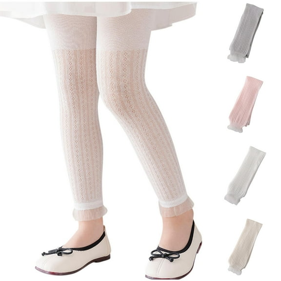 Agkizg Girls Cottons Leggings Pants,Girls Leggings Tights Pants,Summer Leggings Hollow Out Children's Breathable Mosquito Proof Pants Mesh Pantyhose
