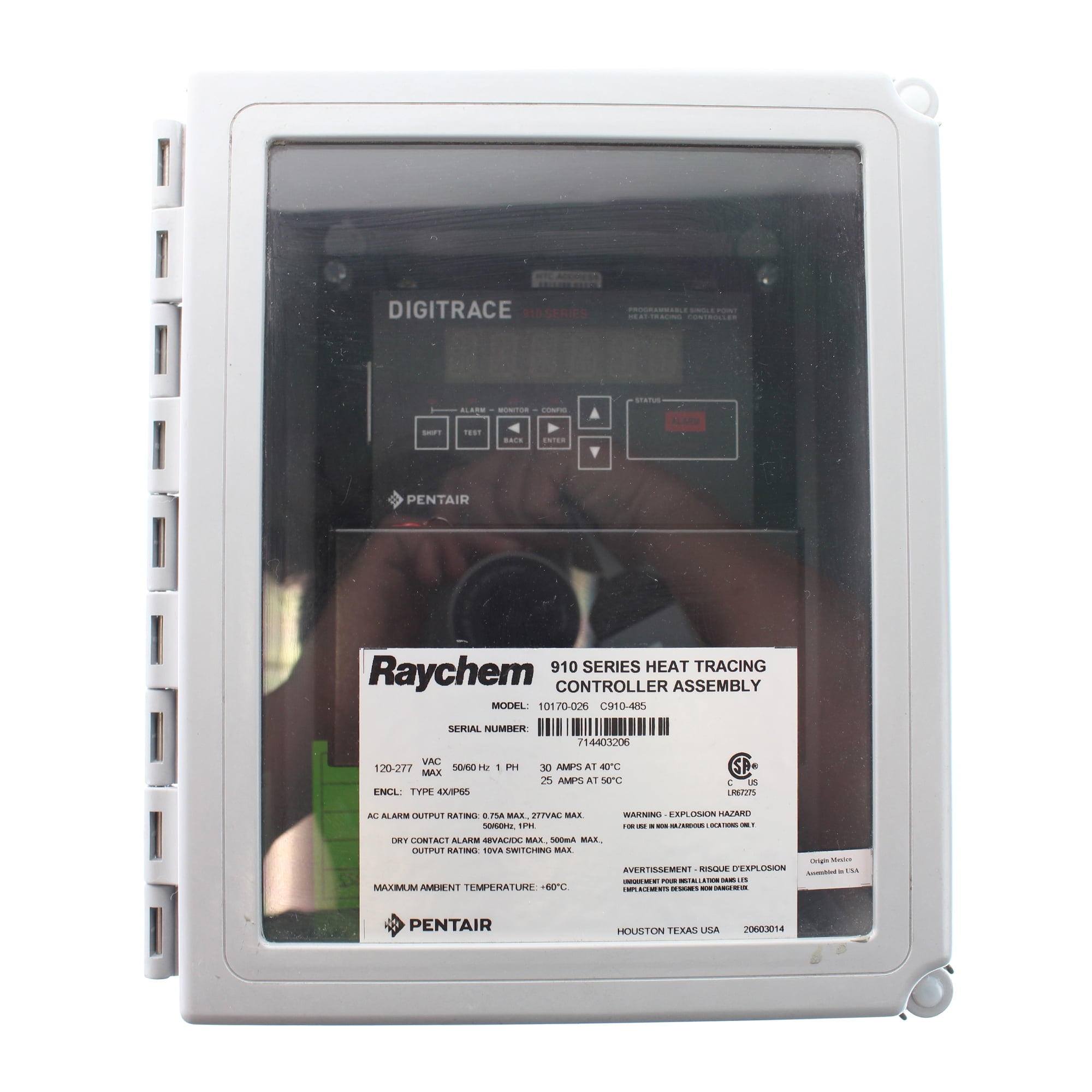Raychem C910-485 Commercial Heating Cable Controller, 910-Series, Tracing -  Walmart.com  Pentair 910 Controller Wiring Diagram    Walmart