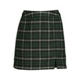 thumbnail image 3 of No Boundaries Juniors’ Plaid A-Line Skirt, 3 of 5