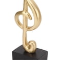 thumbnail image 3 of Music Note Sculpture Music Note Shape Elegant Simple Resin Music Note Table Sculpture for Office Desktop Decoration, 3 of 4