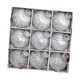 thumbnail image 4 of 9 adornos colgantes de bolas navideñas ligeros con estuche de almacenamiento Macarena Plata, 4 of 8