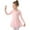 Pink, variant on Tiijoy Girl's Long Sleeve Ballet Dress Dance Leotard Stretchy Dancing Dress, Sizes 2-3