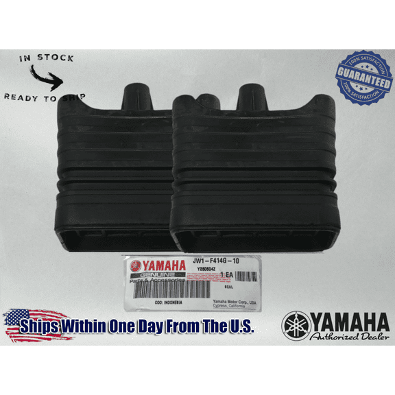 2 Yamaha OEM DRIVE G29 GOLF CART ROOF DRAIN RUBBER TOP STRUT SEALS JW1-F414G-10