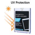thumbnail image 3 of 25pc Magnetic Card Holder 35pt,Card Case Holder Card Protectors Hard Plastic,Card Sleeves Display Case for Baseball Card, 3 of 5