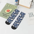 thumbnail image 7 of Fuzoiu Forest Elk Print Adult Socks, Crew Moisture-wicking Socks, Unisex Cushion Crew Socks,Casual Sports Ankle Socks, 7 of 7